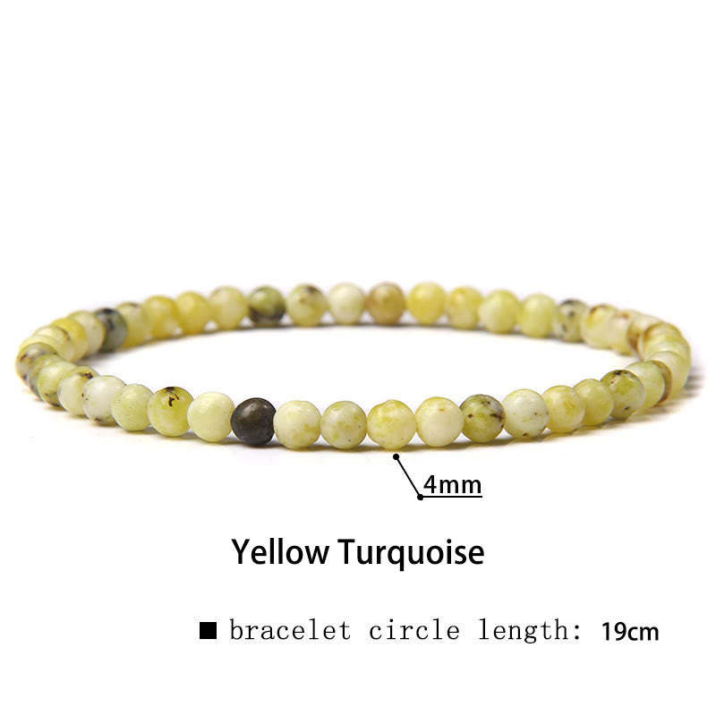 4mm Various Stone Crystal Mini Beads Healing Bracelet