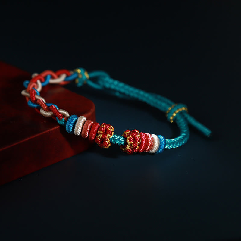 String Four Srand Peach Blossom Connection Bracelet