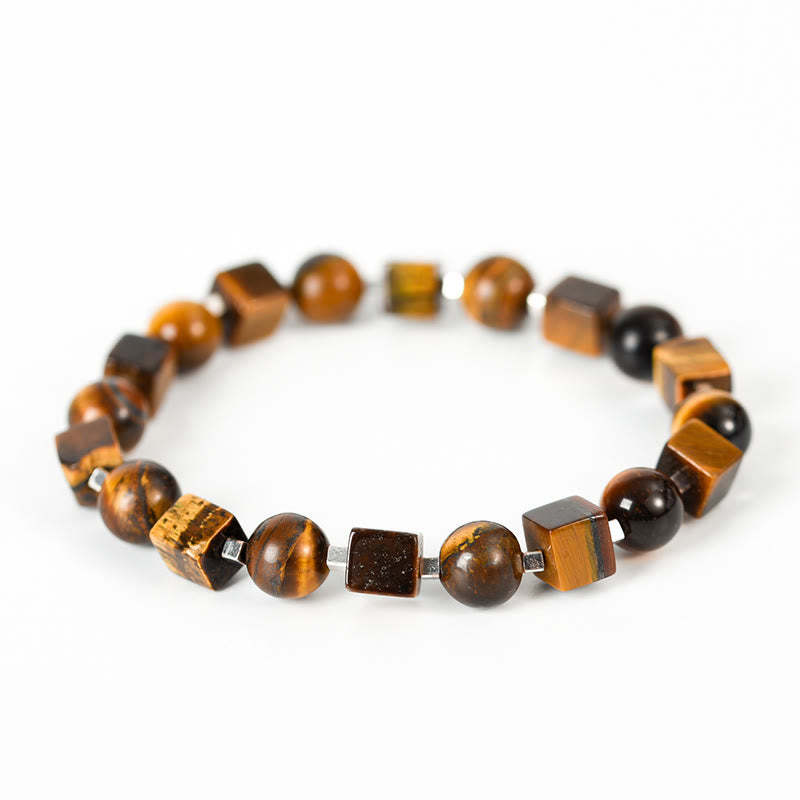 Various Crystals Black Obsidian Purification Bracelet