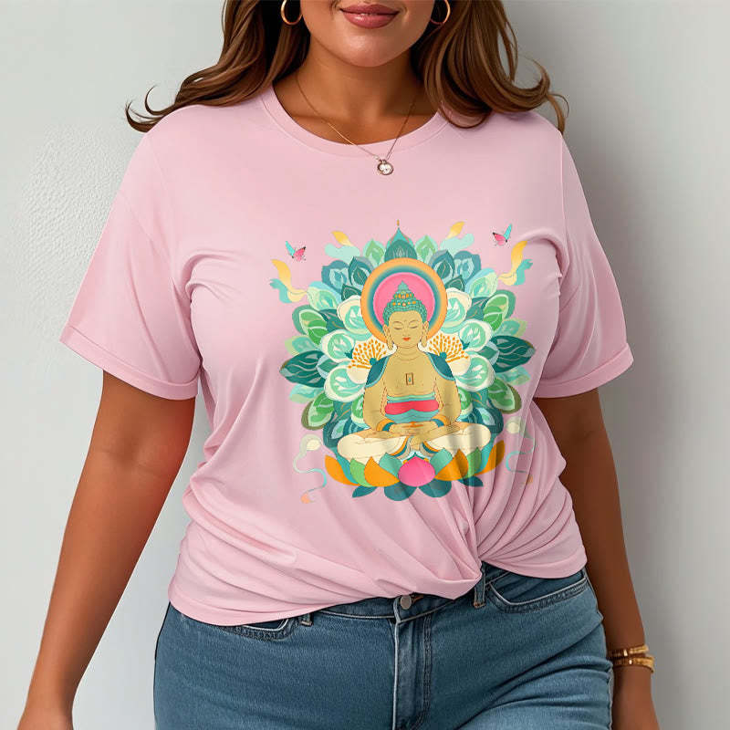 Butterfly Lotus mystic-zen-Inspired Tee T-shirt