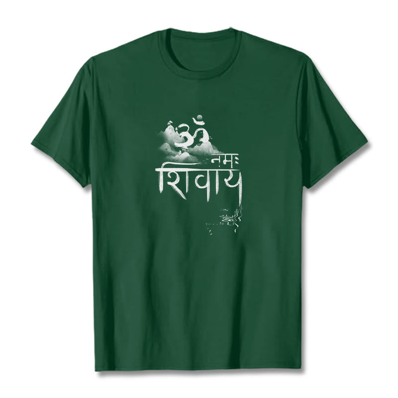 OM NAMAH SHIVAYA Mountain Cotton Tee T-shirt