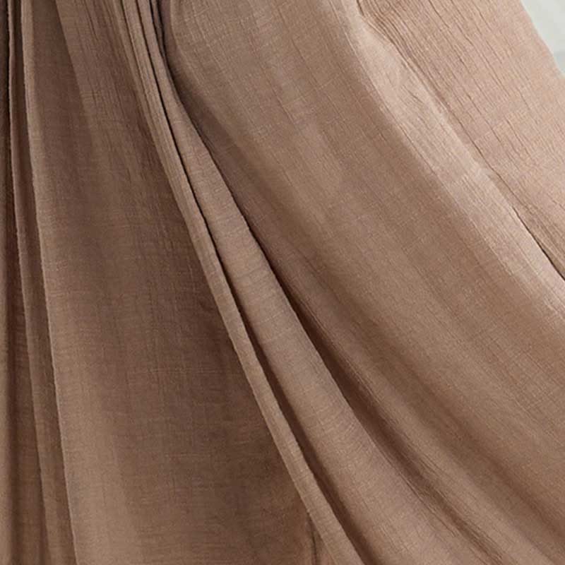 Solid Color Loose Cotton Linen Wide Leg Pants For Yoga Classical Dance