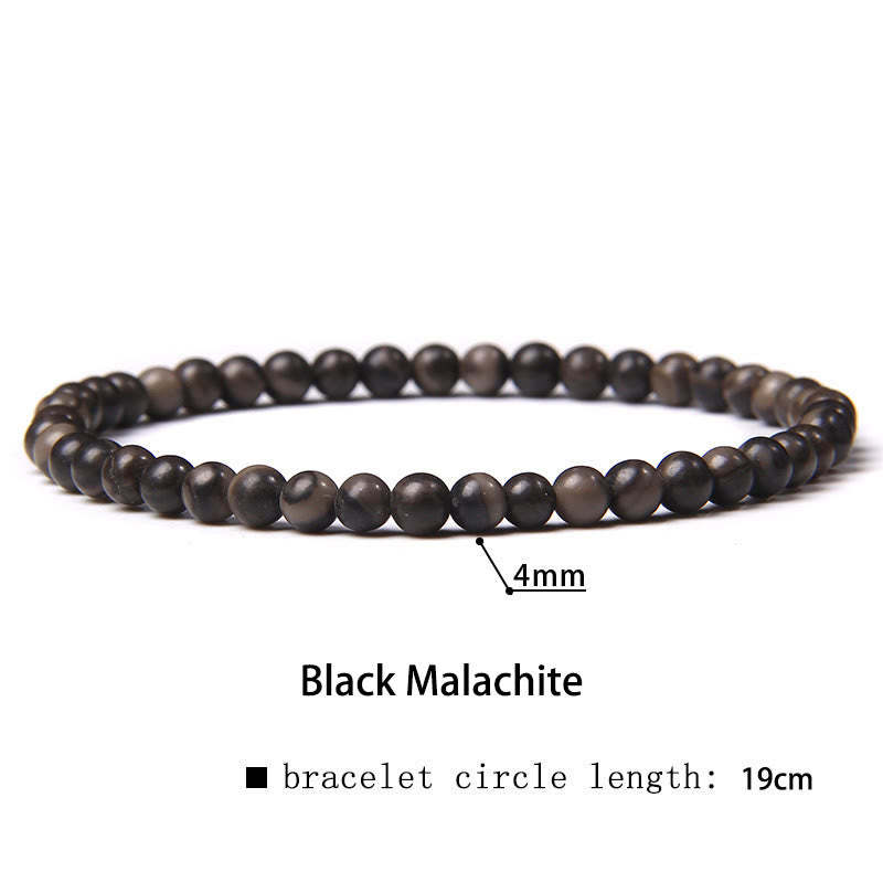 4mm Various Stone Crystal Mini Beads Healing Bracelet
