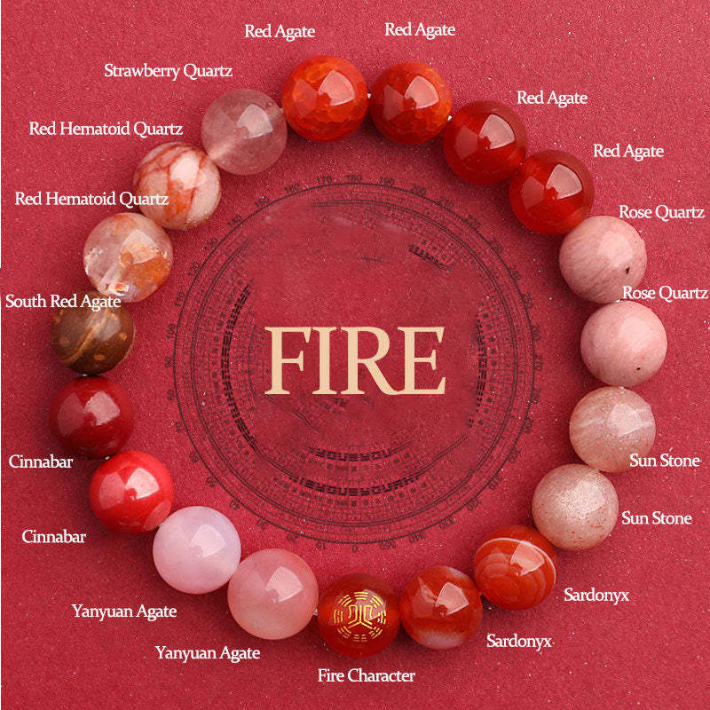 Five Elements Various Agate Balance Luck Bracelet