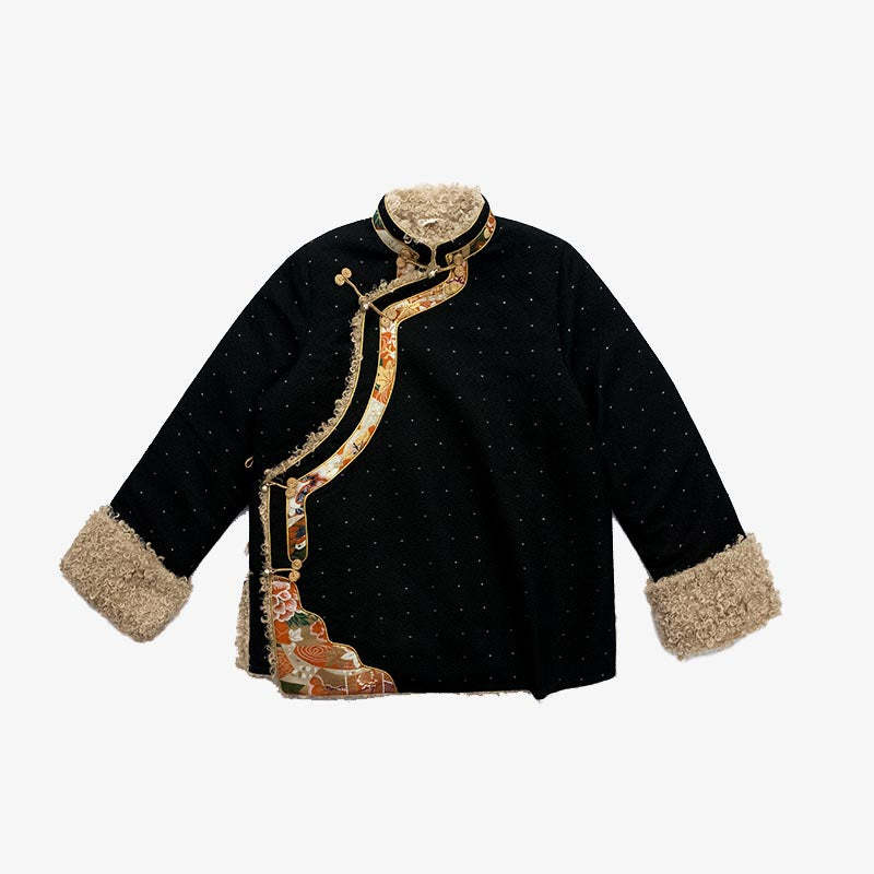 Tibetan Clothing Lhasa Fleece Lined Top Winter Women Clothing