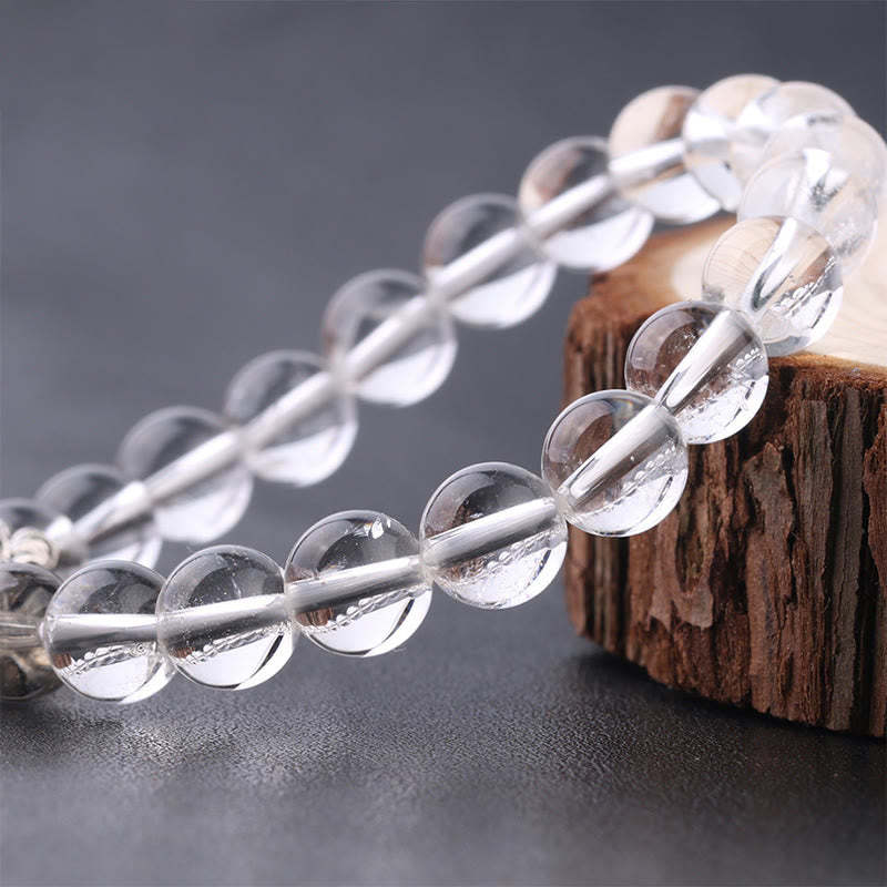 Natural Gemstone Tree of Life Lucky Charm Stretch Bracelet
