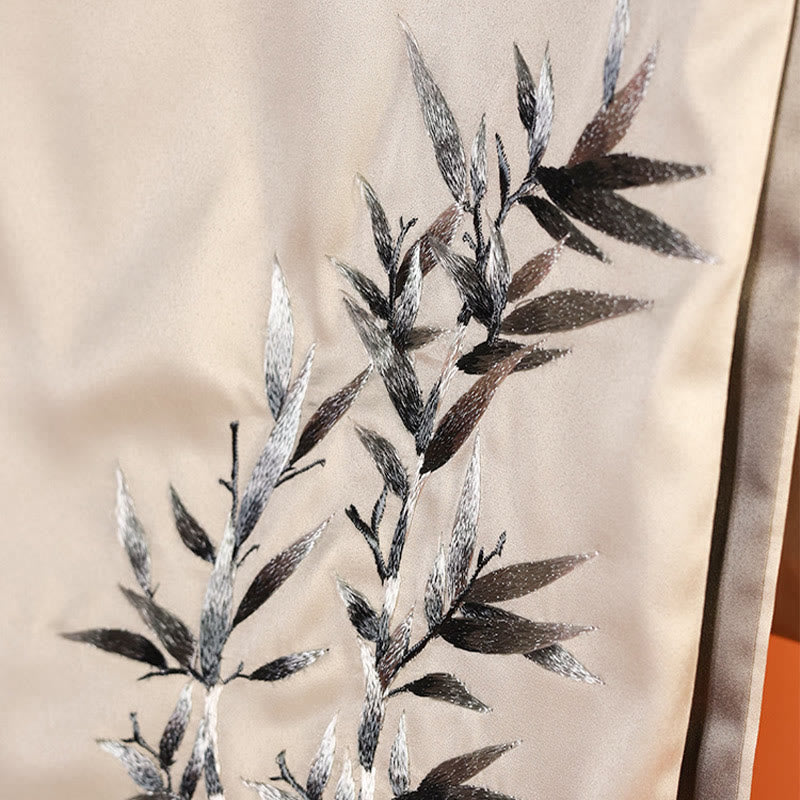 Polyester Shawl Yulan Butterfly Bamboo Magpie Suzhou Embroidery Winter Cozy Travel Scarf Wrap