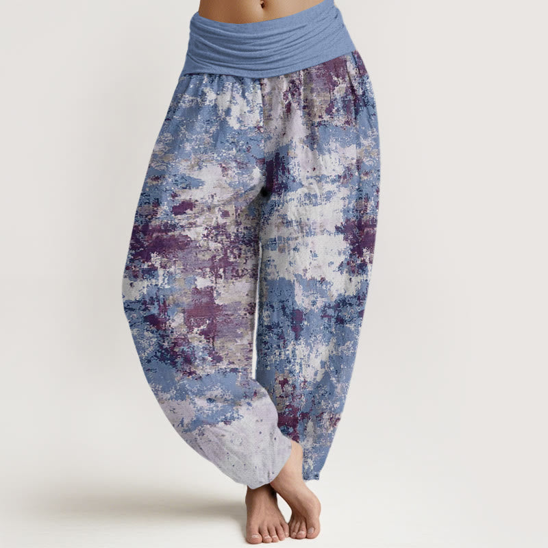 Tie Dye Women's Elastic Waist Harem Pants