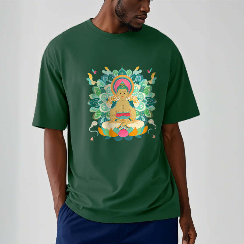 Butterfly Lotus mystic-zen-Inspired Tee T-shirt