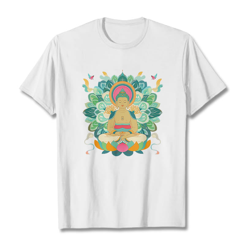 Butterfly Lotus mystic-zen-Inspired Tee T-shirt