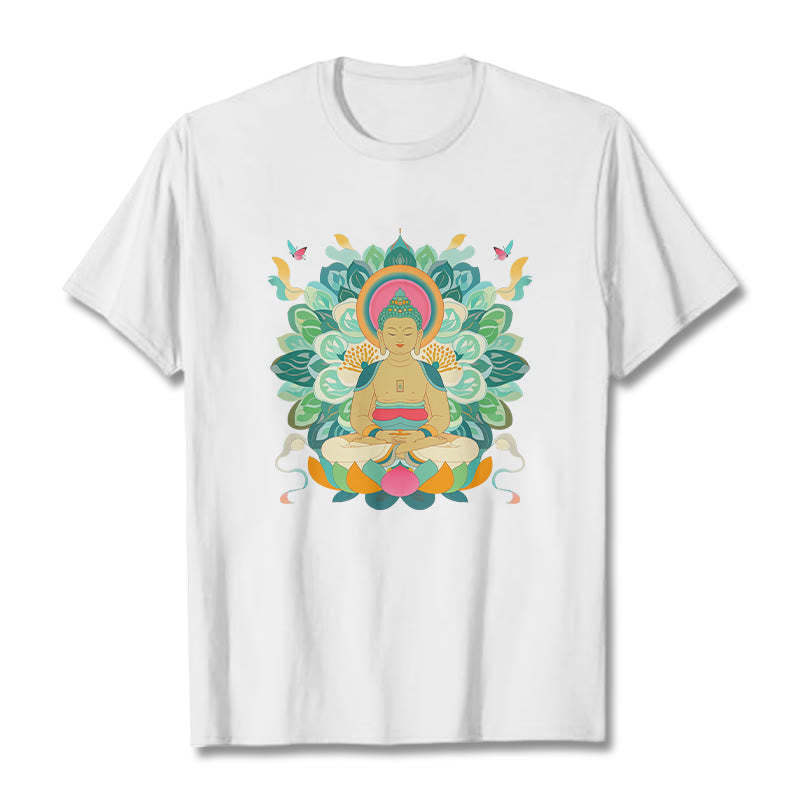 Butterfly Lotus mystic-zen-Inspired Tee T-shirt