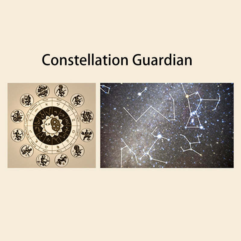 999 Sterling Silver 12 Constellations of the Zodiac Blessing Handmade String Bracelet
