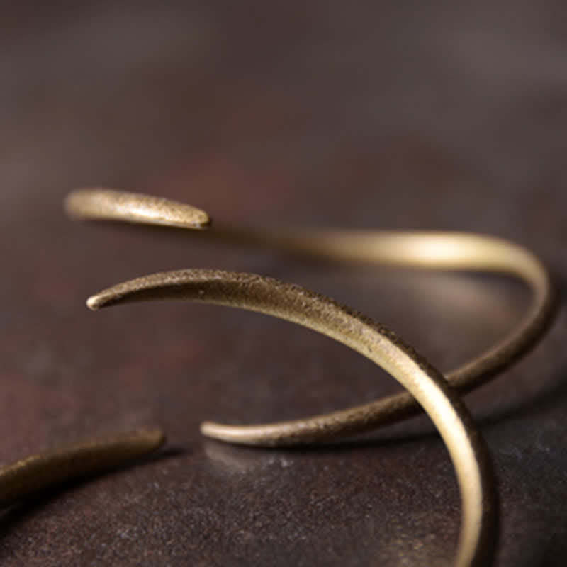 Simple Design Copper Luck Adjustable Cuff Bracelet