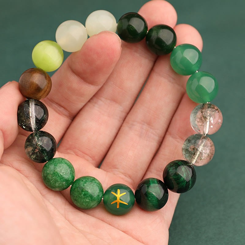 Five Elements Various Agate Balance Luck Bracelet