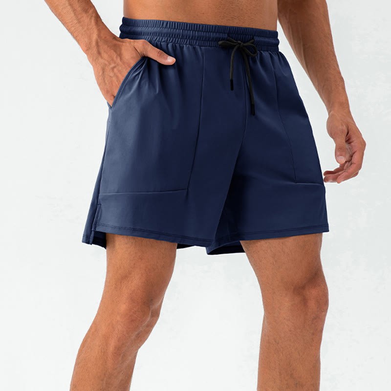 Men's Casual Quick Dry Sports Shorts With Pockets
