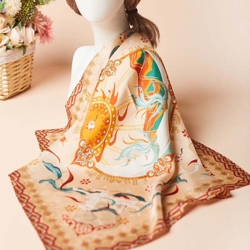 Embroidery Bamboo Handle Tassel Handbags