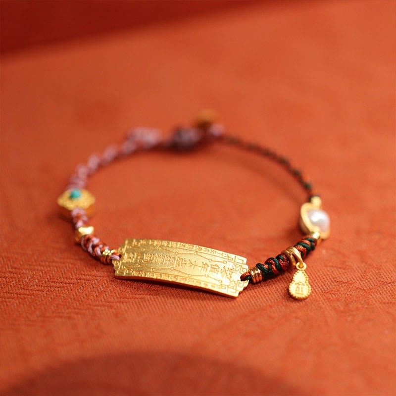 925 Sterling Silver Handmade Multicolor String Protection Luck Charm Braid Bracelet