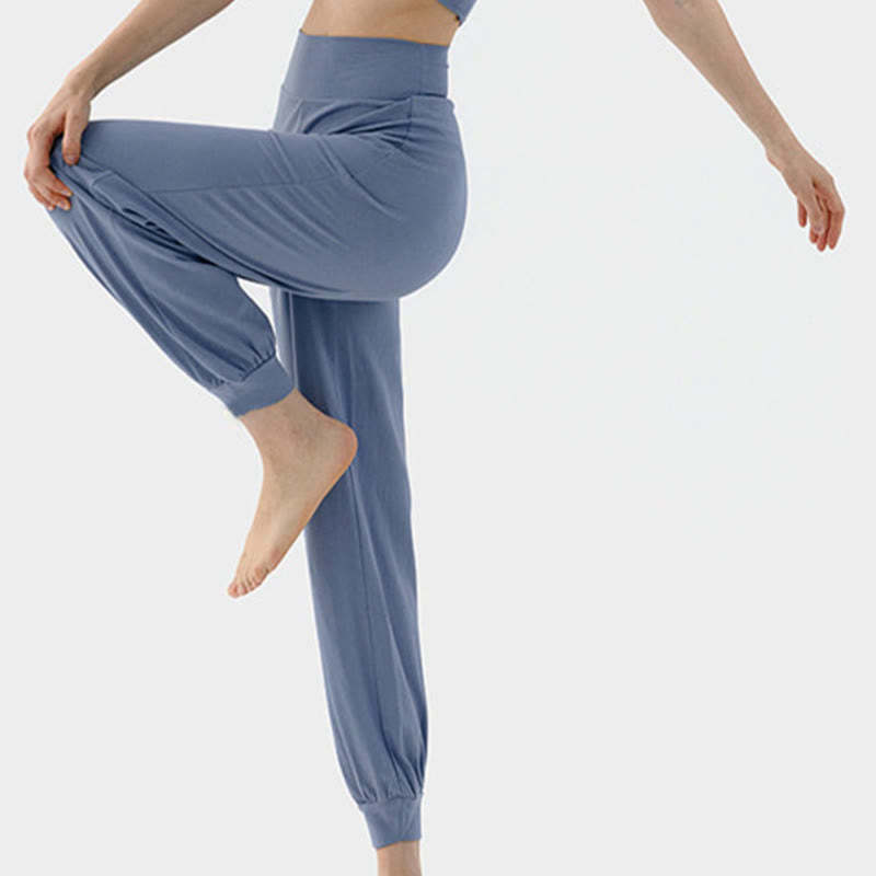 Casual Plain High Waist Quick Drying Women's Leica Pants