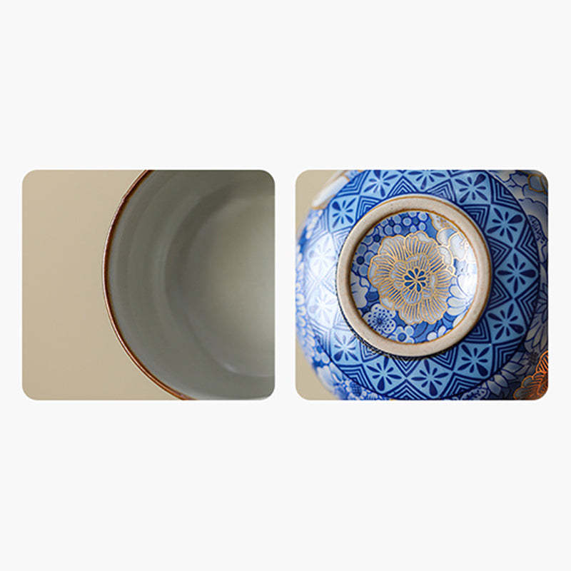Lotus Chrysanthemum Plum Blossom Flower Teacup Kung Fu Tea Cup Teapot