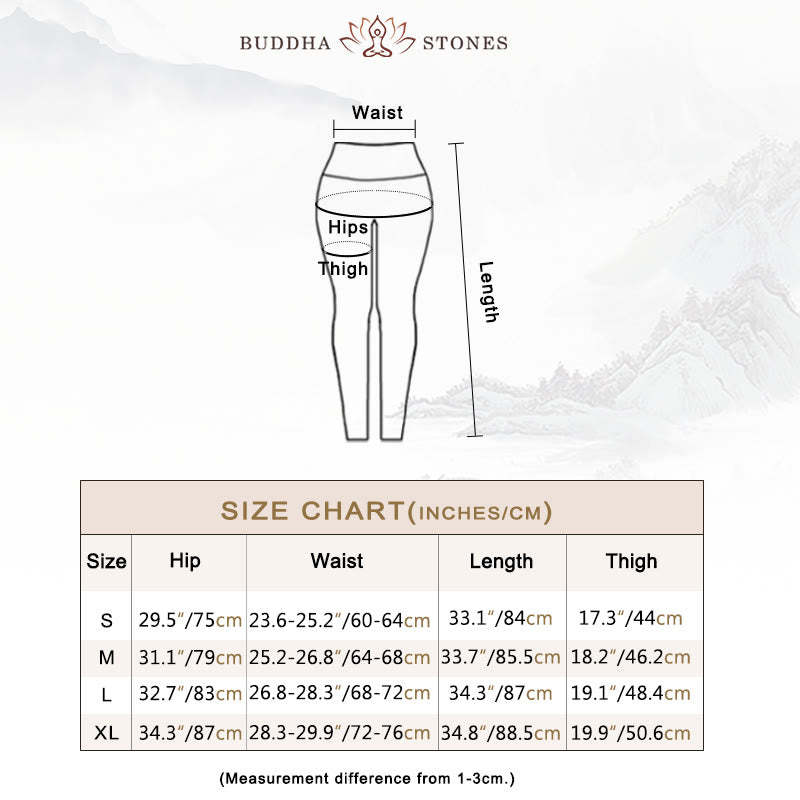 Multicolored Print Flowers Pants Sports Exercise Fitness High Waist Leggings Women's Yoga Pants