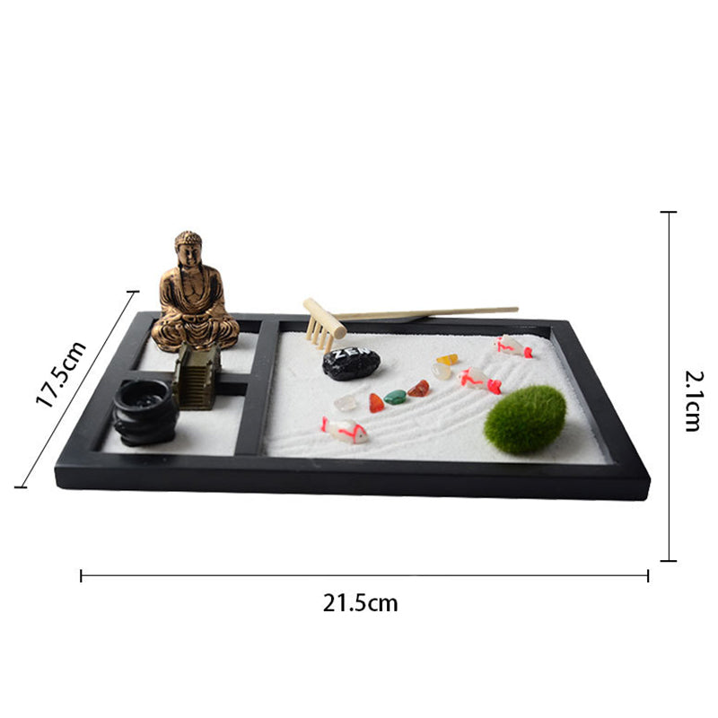 mystic zen Symbol Koi Fish Grass Landscape Meditation Peace Zen Garden Decoration