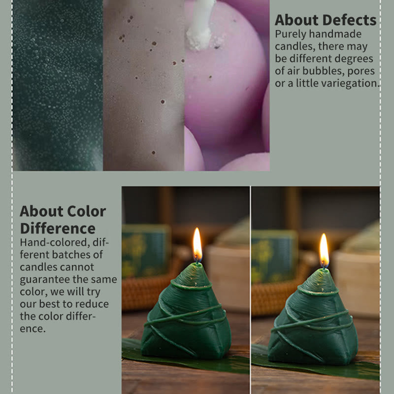 Dragon Boat Festival Zongzi Pattern Scented Candle Gift For Family Friends