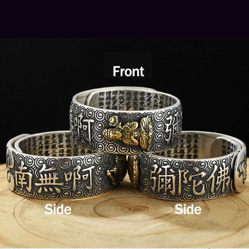 Chinese Zodiac Natal mystic zen Wealth Luck Adjustable Ring
