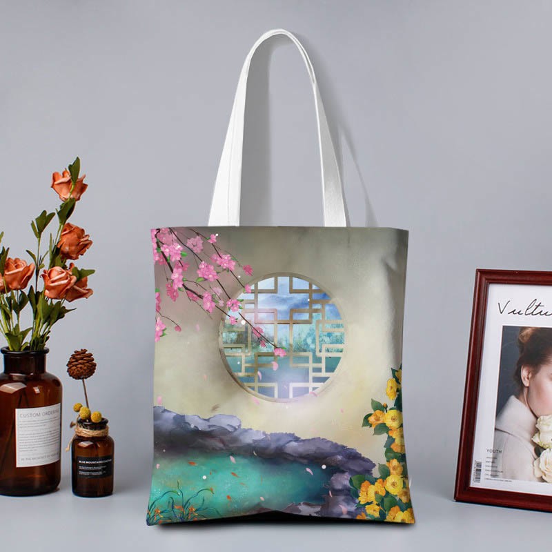 Canvas Colourful Shoulder Bag