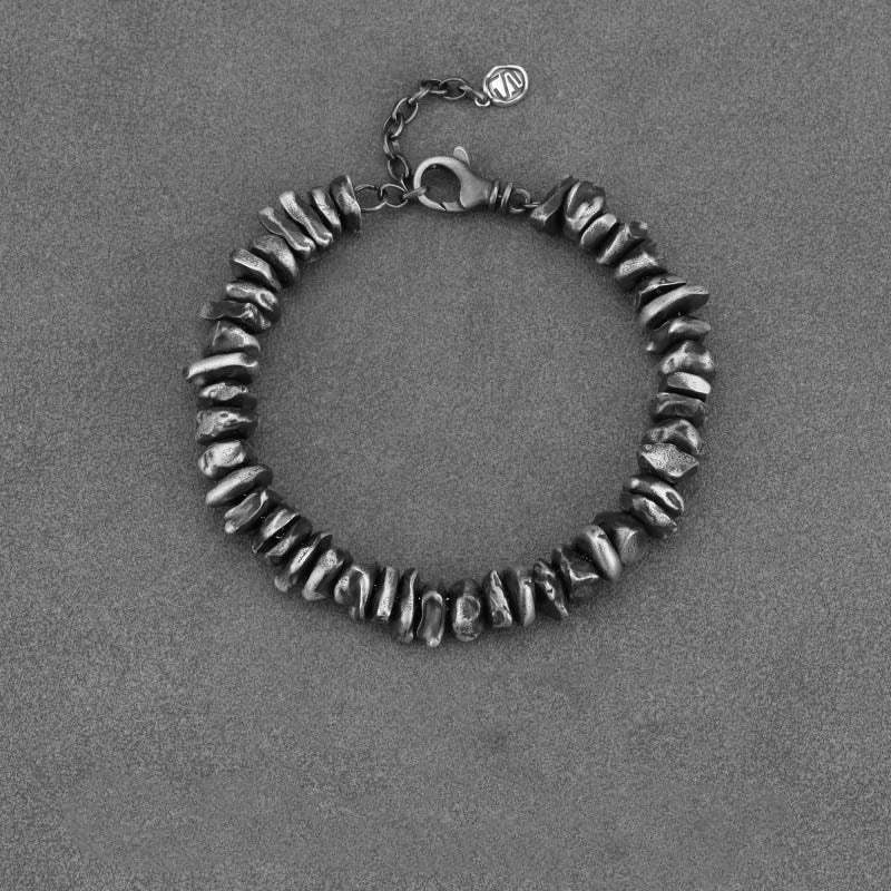 999 Sterling Silver Small Change Shape Protection Bracelet