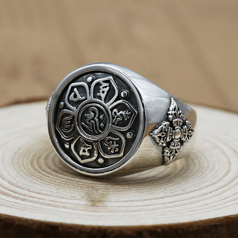 Natural Jade Prosperity Abundance Ring