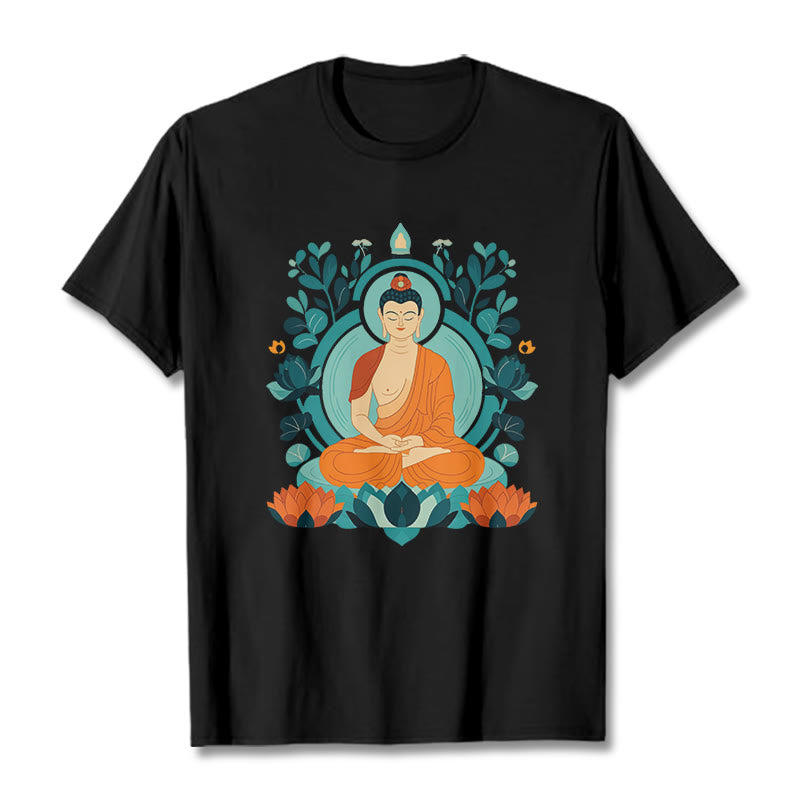Lotus mystic zen Meditation Tee T-shirt