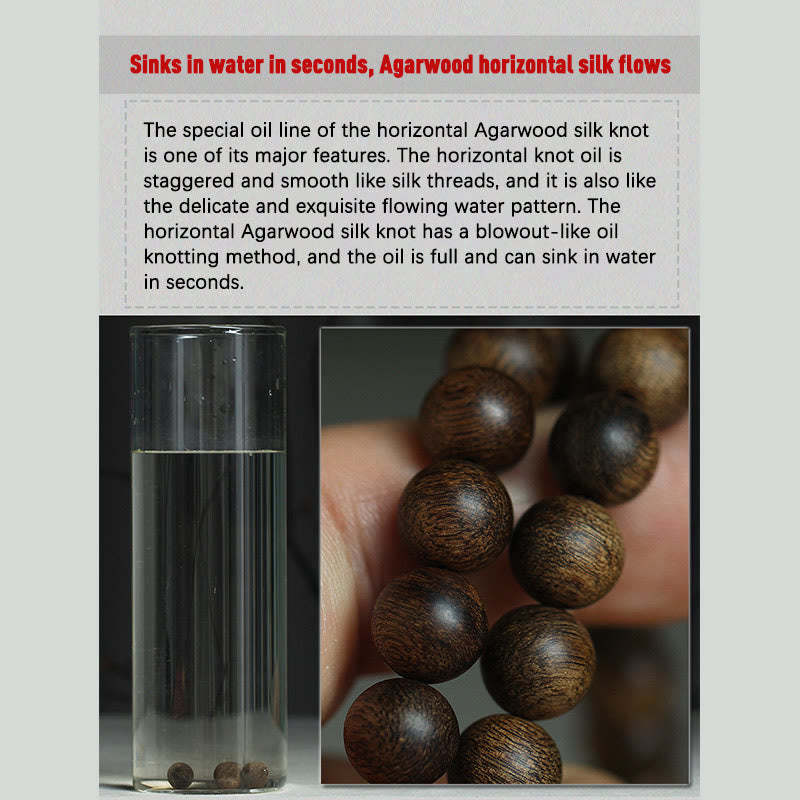 108 Mala Beads Brunei Agarwood Hetian Jade Yak Bone Strength Balance Bracelet