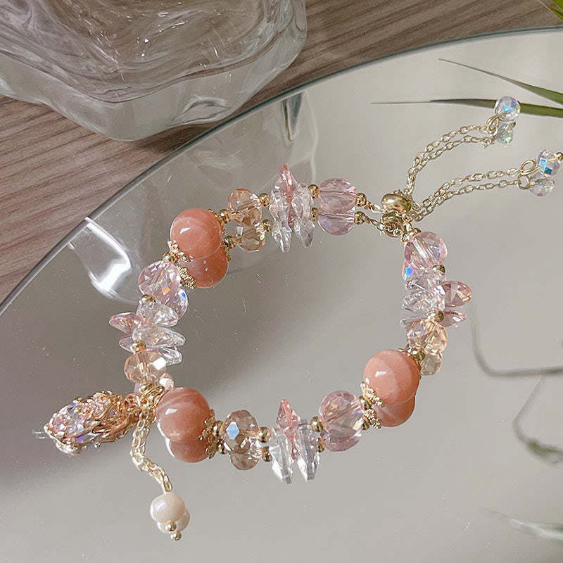 Natural Sun Stone PiXiu Wealth Bracelet