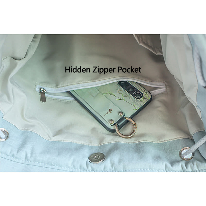 Handmade Embroidered Large Capacity Canvas Backpack