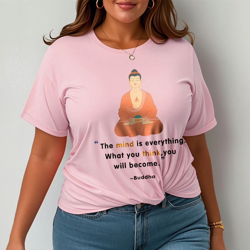 The Mind Is Everything Meditation mystic zen Tee T-shirt