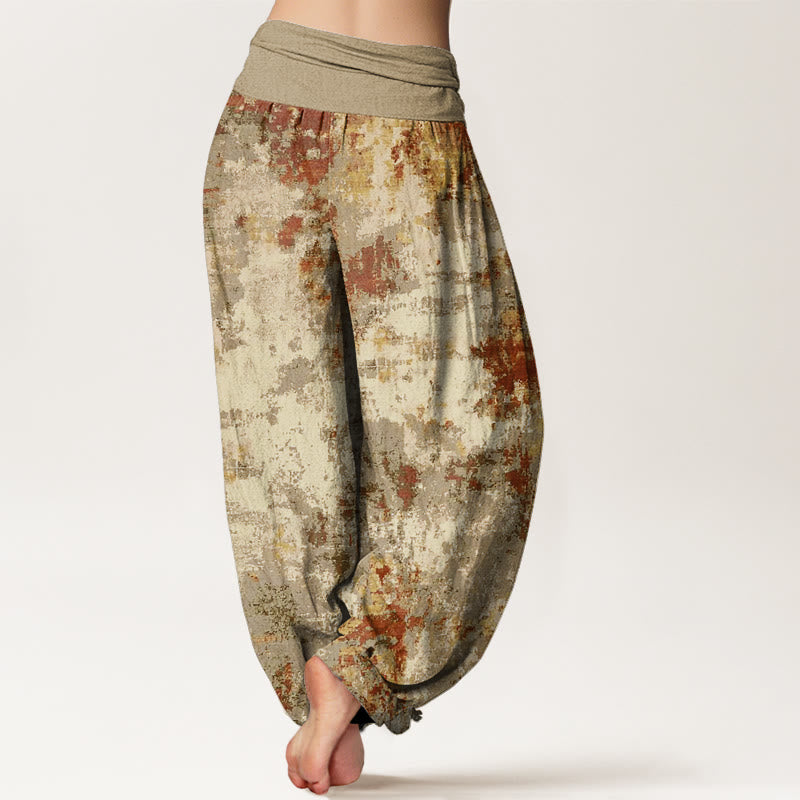 Tie Dye Women's Elastic Waist Harem Pants