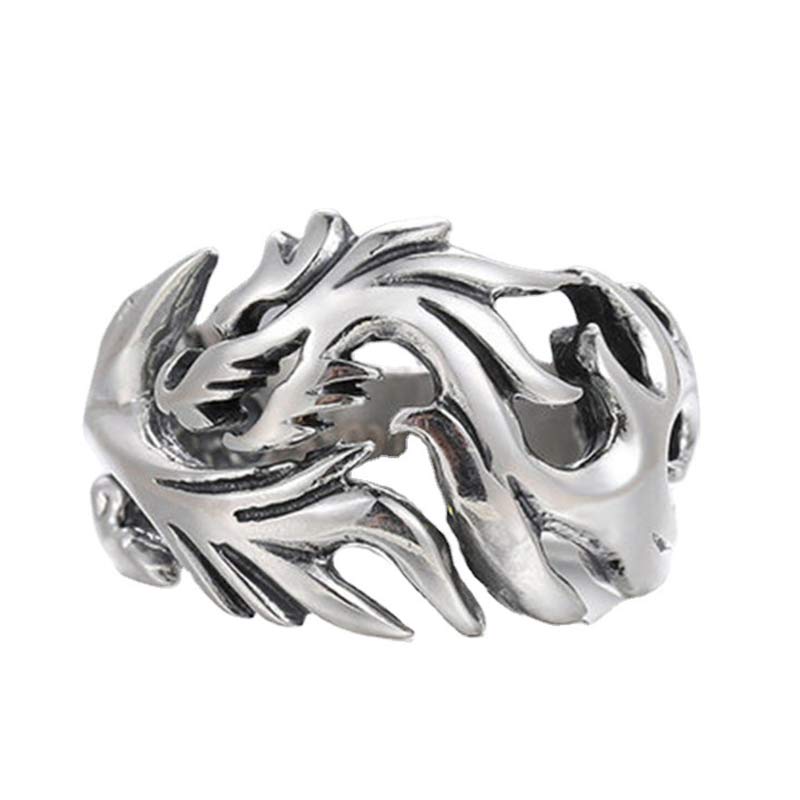 Dragon Pattern Protection Strength Adjustable Ring