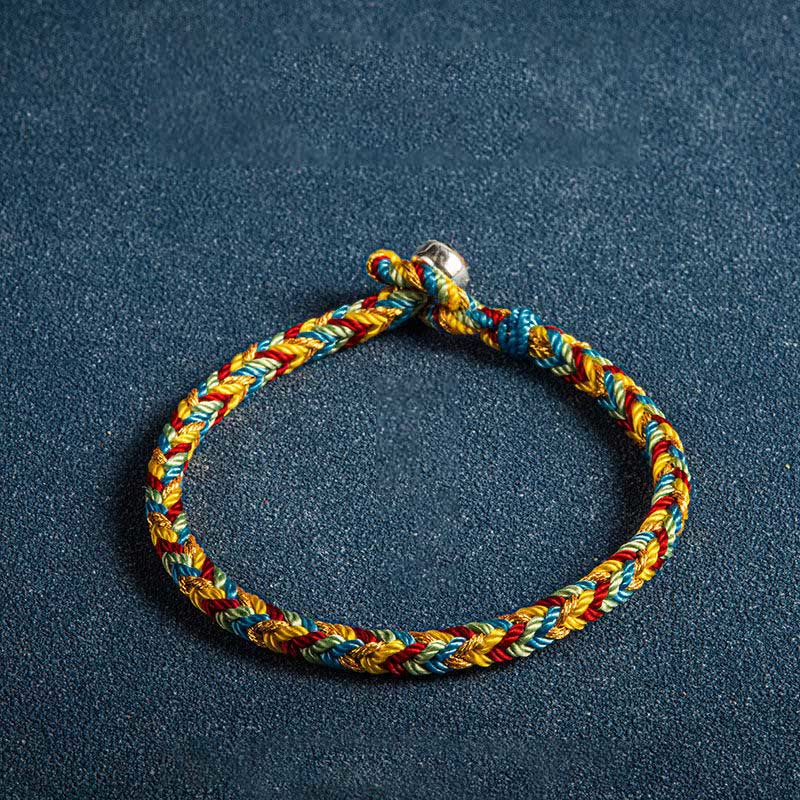 May you be safe and sound all year round Lucky Multicolored Bracelet