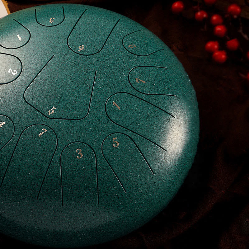 Steel Tongue Drum Sound Healing Mindfulness Meditation Yoga Drum Kit 11 Note 8 Inch
