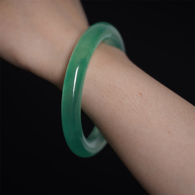 Natural Jade Luck Prosperity Bracelet Bangle