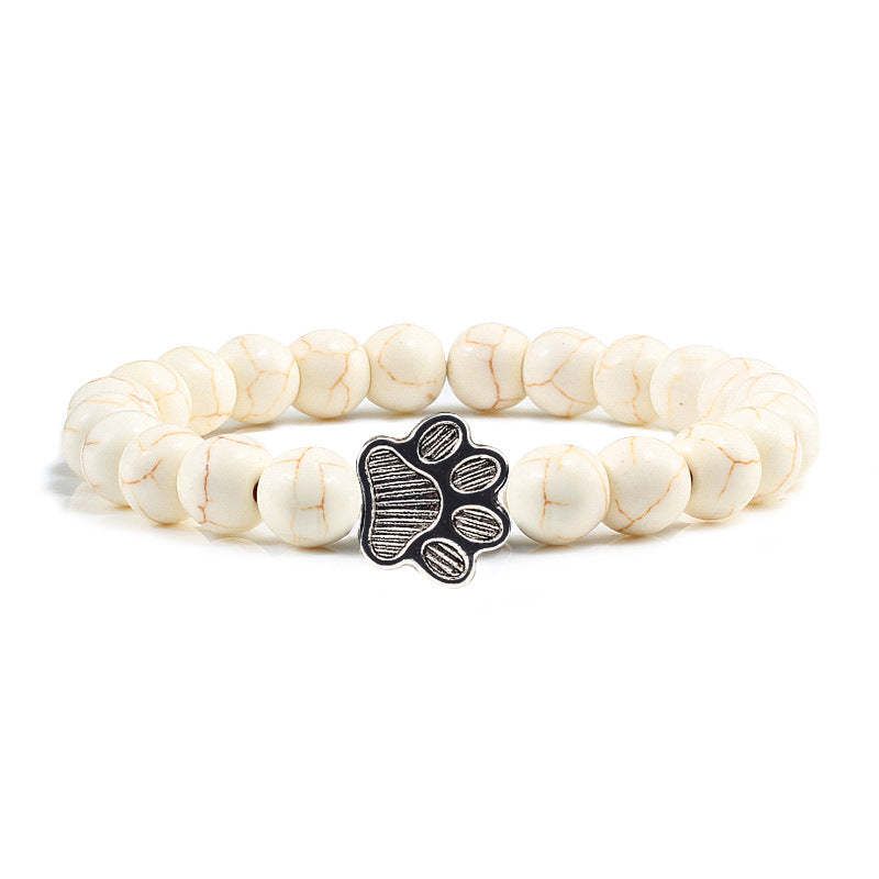 Save A Dog Stone Bracelet