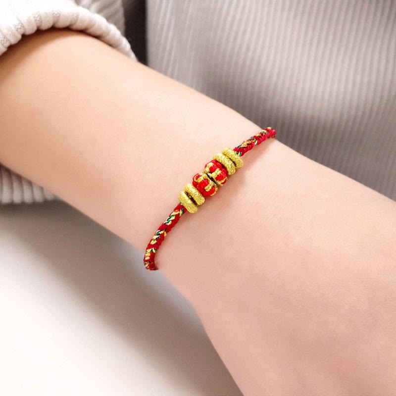 Chinese Zodiac Natal mystic zen Colorful Strings Luck Bracelet