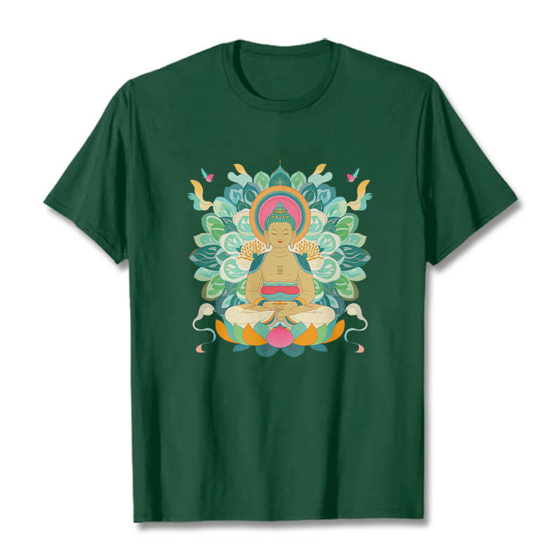 Butterfly Lotus mystic-zen-Inspired Tee T-shirt