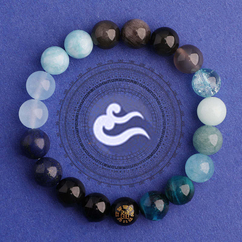 Five Elements Various Agate Balance Luck Bracelet