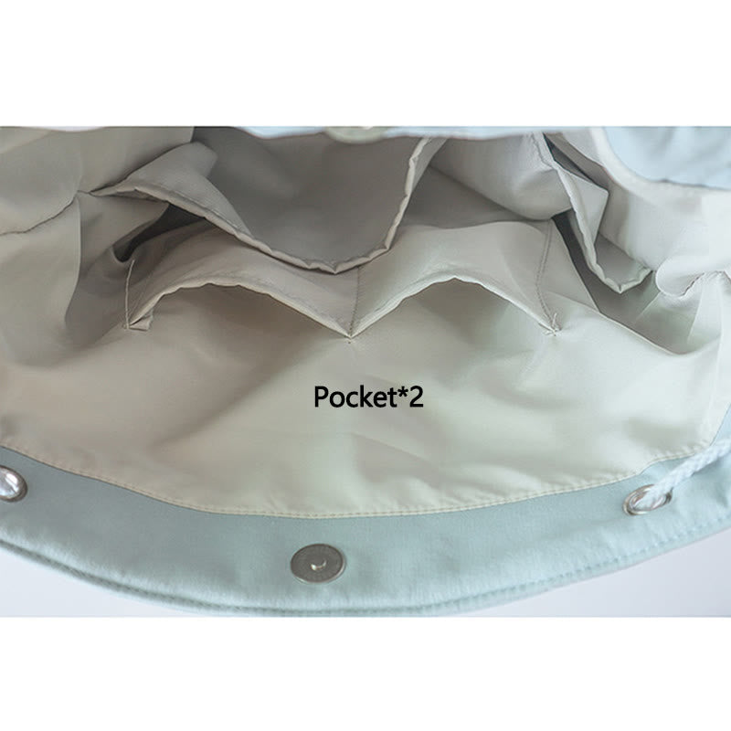 Handmade Embroidered Large Capacity Canvas Backpack