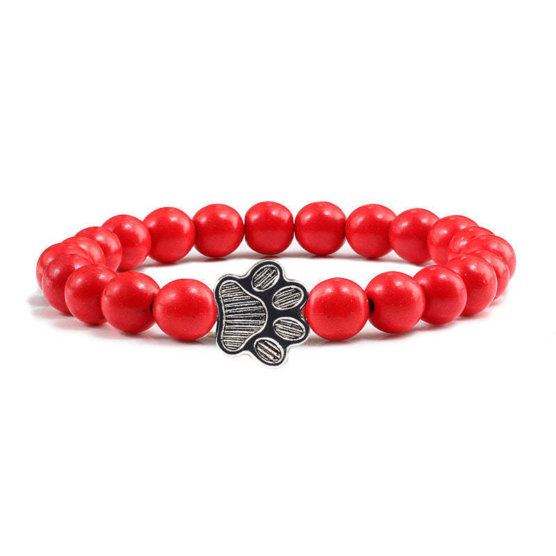 Save A Dog Stone Bracelet