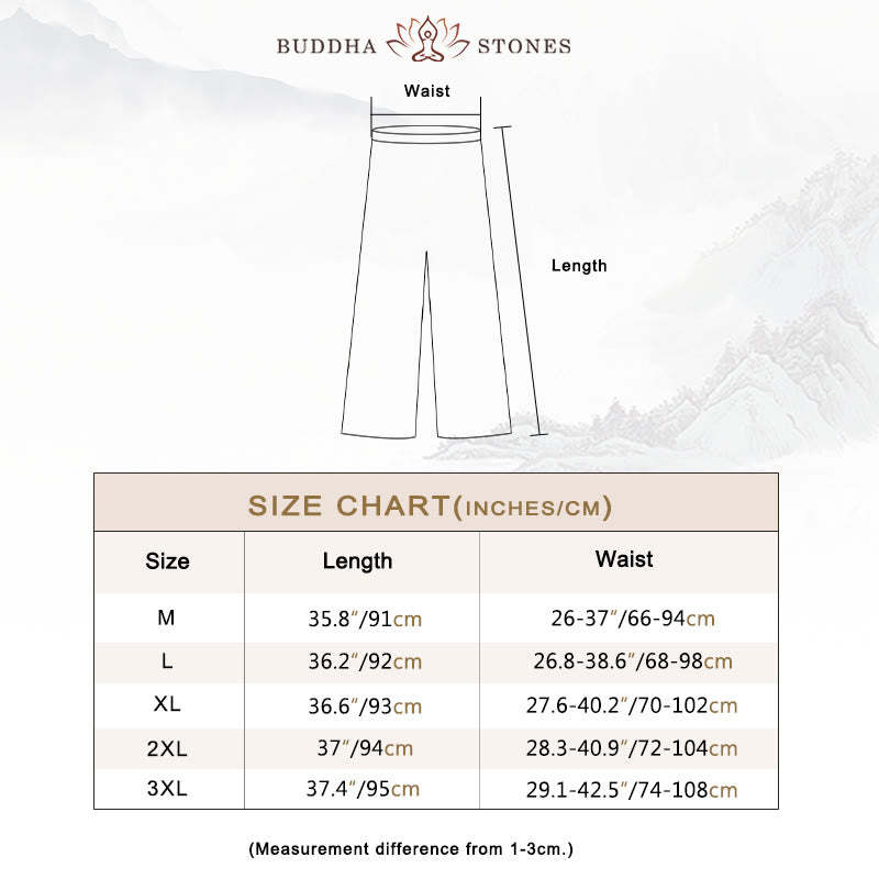 2Pcs Three Quarter Sleeve Long Sleeve Shirt Wide Leg Pants Meditation Cotton Linen Clothing Women's Set