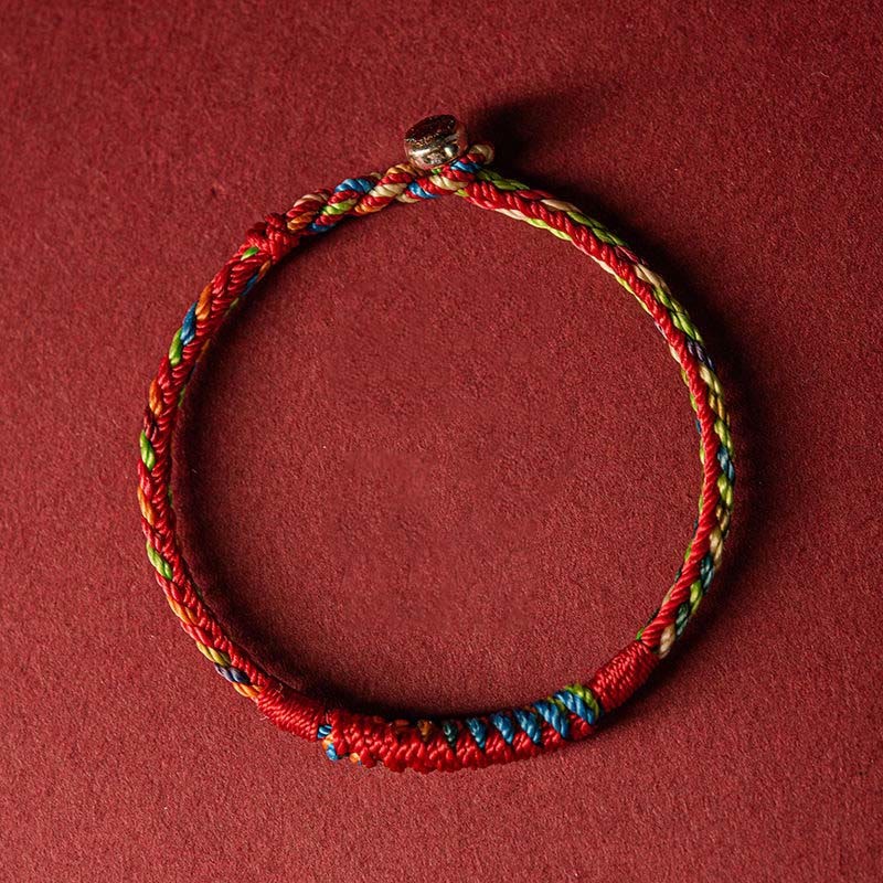 Handmade Five Color Thread Protection Bracelet