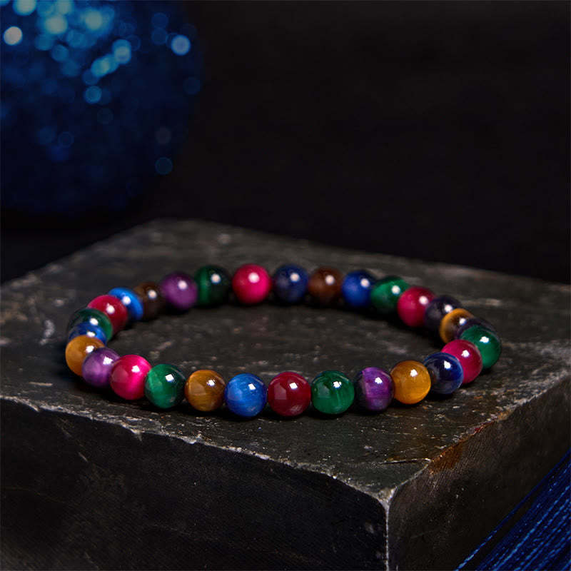 mystic zen Stone Various Tiger Eye Confidence Bracelet