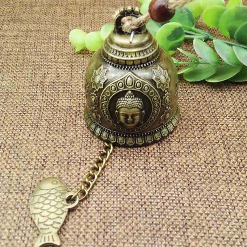 Feng Shui mystic zen Koi Fish Dragon Elephant Wind Chime Bell Luck Wall Hanging Decoration